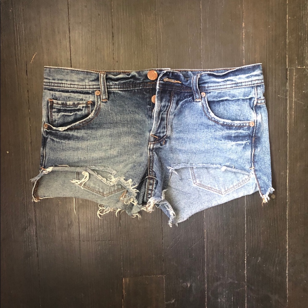 Free People 3-Button Fly Shorts